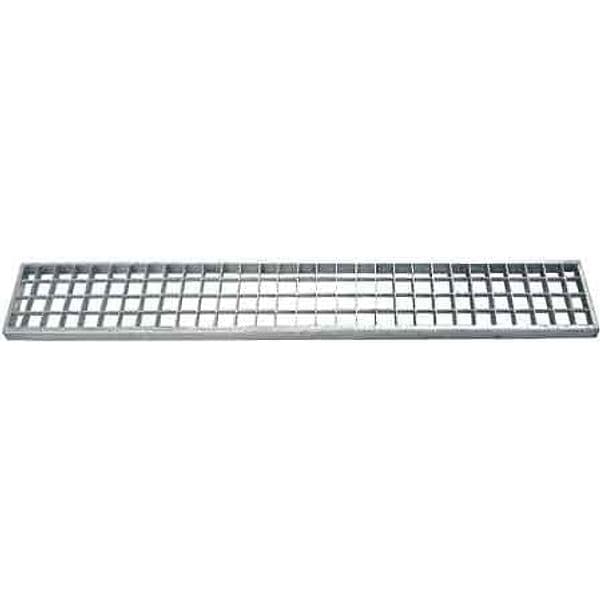 Griglia per Canaletta in Acciaio Zincato 100 x 20 cm Carrabile - 2