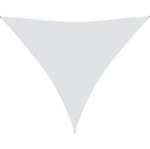 Vela Ombreggiante Hdpe Triangolare Bianca 5 MX5X5 Vette - 2