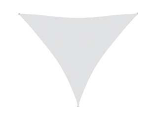 Vela Ombreggiante Hdpe Triangolare Bianca 5 MX5X5 Vette - 2
