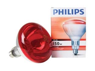 Lampada Riscaldante Philips a Raggi Infrarossi in Vetro Duro Ir 2 Pezzi - 2