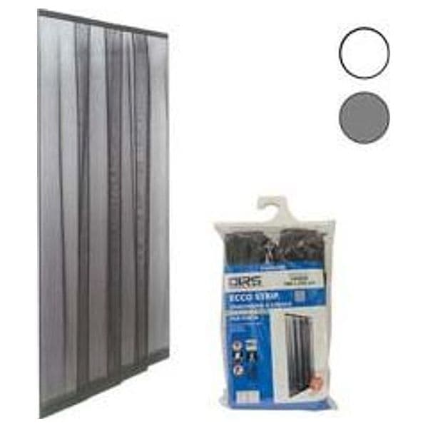 Zanzariera a Strisce Ecco Strip per Porta 140 CMX250 Bianca Irs - 2