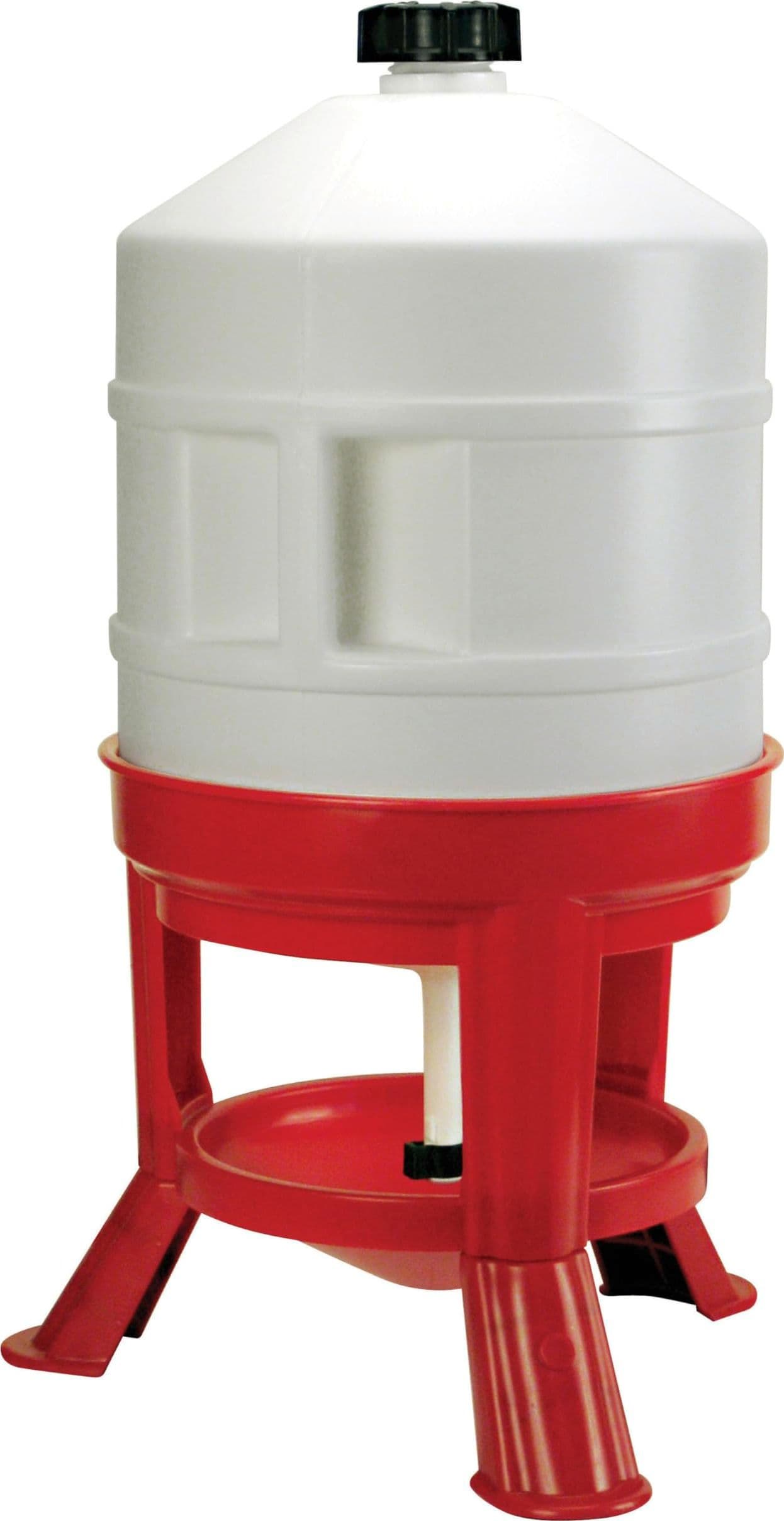 Abbeveratoio con Serbatoio in Plastica su Treppiedi 30 l di Capienza Ø 31 – Novital