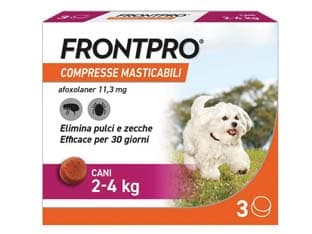 Frontpro Compresse Masticabili per Cani 24 kg Confezione 3 Compresse - 2