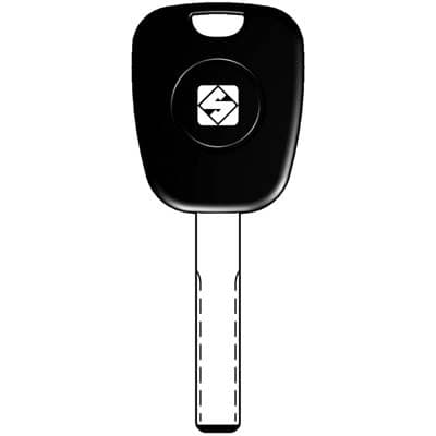 Chiave Auto Transponder Citroen Fiat HU83TE Silca - 2