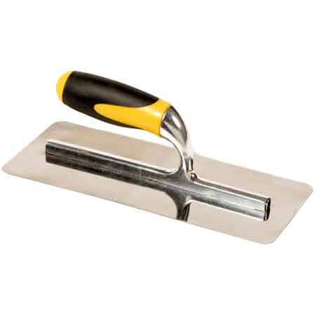 Frattone Liscio Inox con Manico Gomma 28 x 12 cm Made in Italy - 2