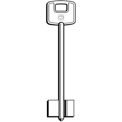 Chiave Doppia Mappa Cisa Csmc Silca Ottone Nichelato 5 Pezzi - 2