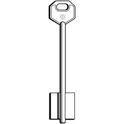 Chiave Doppia Mappa Mottura Mtn Silca Ottone Nichelato 5 Pezzi - 2