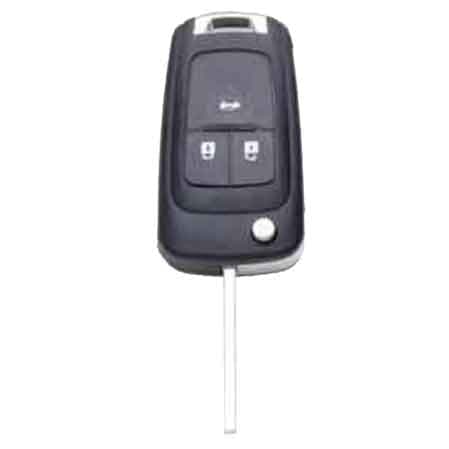 Guscio per Chiave Auto Opel Chevrolet HU100ARS8 3 Bottoni - 2
