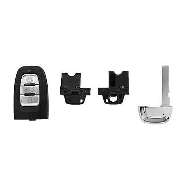 Guscio per Chiave Auto Audi HU66CRS8 3 Bottoni Silca - 2