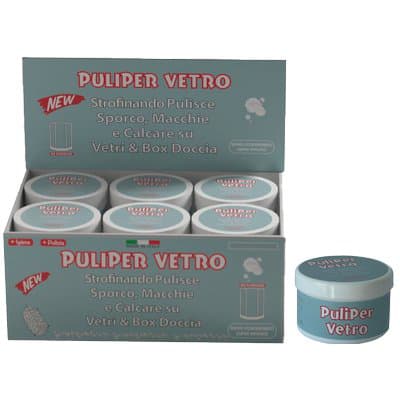 Pasta Rimuovi Calcare Vetro Doccia Puliper 65 g 12 Pezzi - 2
