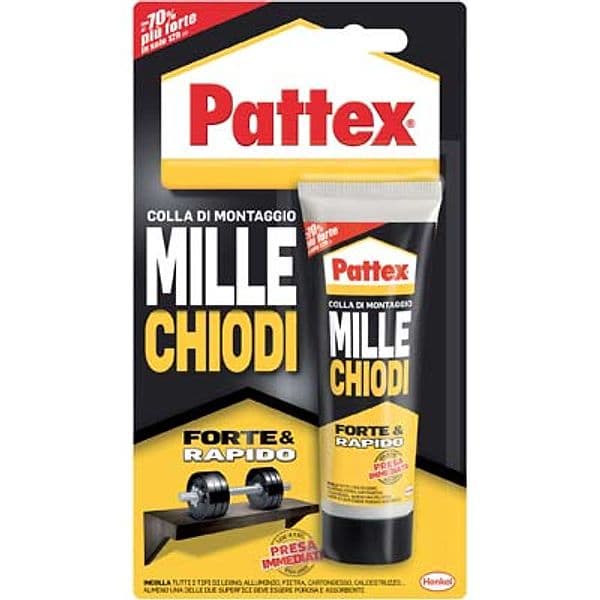 Pattex Millechiodi Forte e Rapido 100 g 4 Pezzi - 2