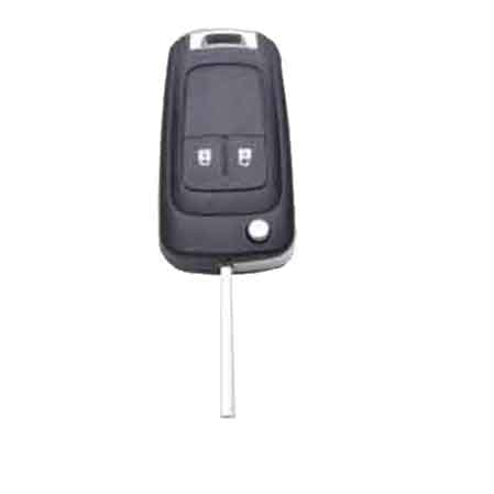 Guscio per Chiave Auto Opel Chevrolet HU100ARS2 2 Bottoni - 2