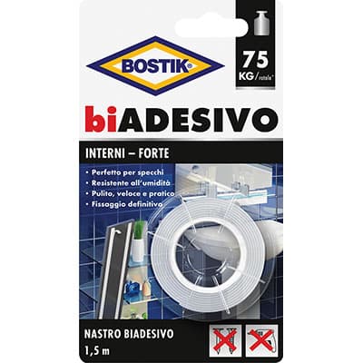 Nastro Biadesivo Interni Bostik 1,5 ml 19 mm 6 Pezzi - 2