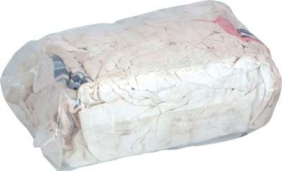 Pezzame Cotone Spugna Bianco 2 kg 5 Confezioni - 2