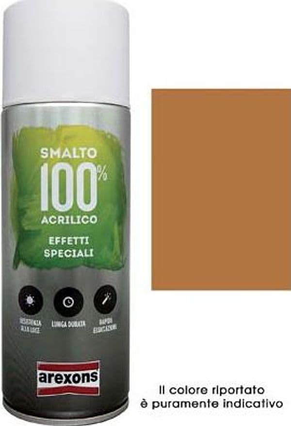 Smalto Spray 100% Acrilico Metallizzante Arexons Rame 400 ml 6 Pezzi