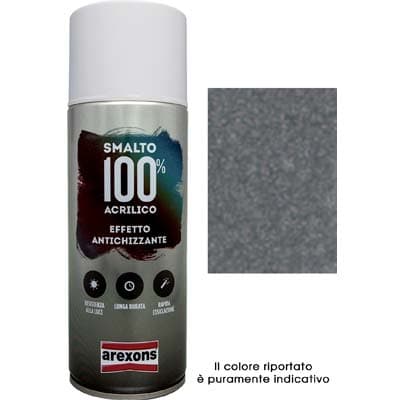 Smalto Spray 100% Acrilico Antichizzante Arexons Grigio 400 ml 6 Pezzi - 2