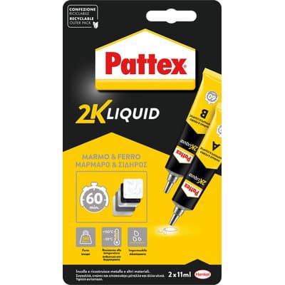 Pattex Power Epoxy Marmo e Ferro 60 Min Tubetto 2XML 15 3 Pezzi - 2