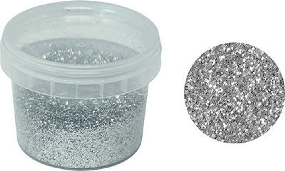 Glitter per Idropitture Argento 80 ml 6 Pezzi - 2