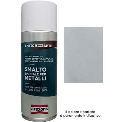 Smalto Spray Speciale Metallo Arexons Grigio 400 ml 6 Pezzi - 2