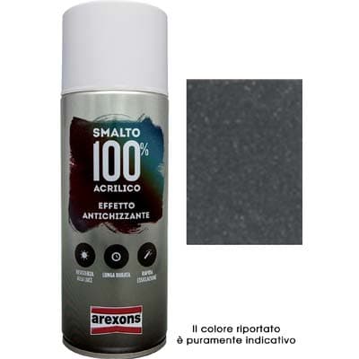 Smalto Spray 100% Acrilico Antichizzante Arexons Grafite 400 ml 6 Pezzi - 2