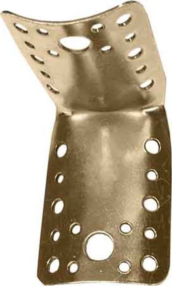 Piastra ad Angolo per Pali Ø 80 x 100 65 x 80 mm Spessore 2 mm - 2