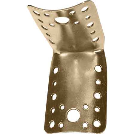 Piastra ad Angolo per Pali Ø 80 x 100 65 x 80 mm Spessore 2 mm - 2
