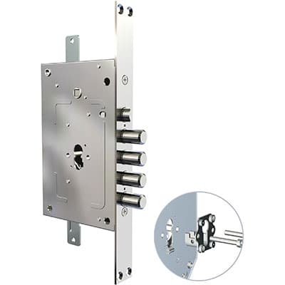 Serratura Metallo Infilare 2650 Pen Cr F.sagom M2 Tripl con Scr Ip.mm 28 - 2