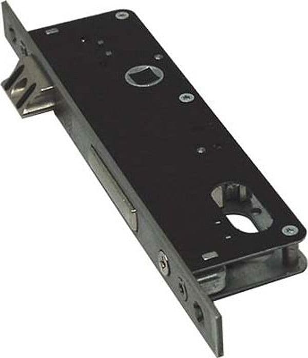 Serratura Montante Infilare 530 Omec B.q Inox F.mm 16 F.ovale M1 con Scr