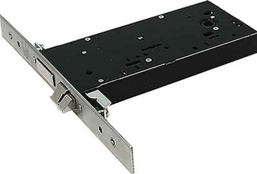 Serratura Metallo Infilare Elettrica 5968 Omec B.q Inox F.mm 25 Dm M4 Tripl - 2