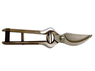 Forbice Pota Lame in Acciaio Chiusura Cuoio 21 cm Molla Bovolo 6 Pezzi - 2