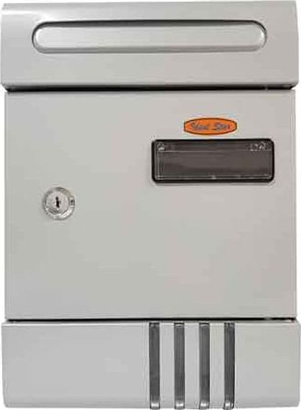 Cassetta Postale Ideal Star in Acciaio Cm 204 x 65 x 290H Giallo Senape - 2