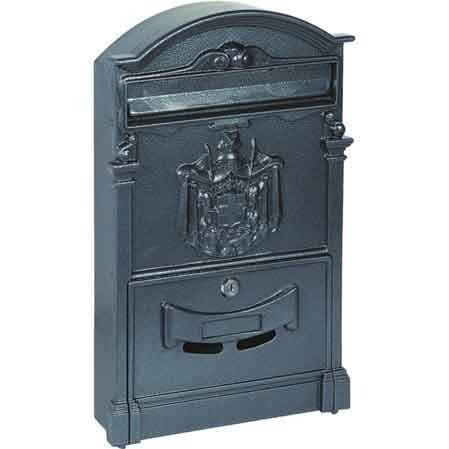 Cassetta Postale Ideal Star in Alluminio Cm 255 x 85 x 405H Nera - 2