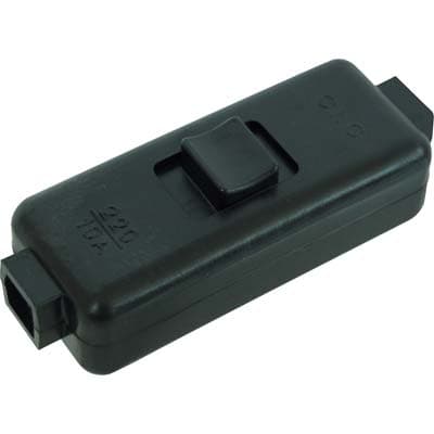 Interruttore Bipolare Nero 10 Pezzi - 2