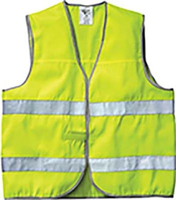 Gilet Alta Visibilita Giallo Taglia Unica 5 Pezzi - 2