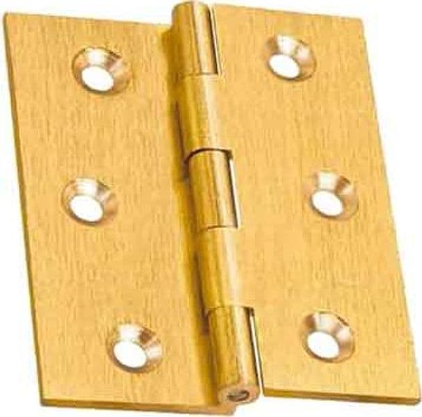 Cerniera Fresata Mezzo Collo 60 x 50 mm Bronzata 24 Pezzi - 2