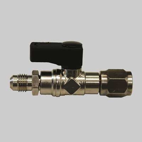 Rubinetto 1/2 per Bombola R32 1/2 Sinistro x 1/4 M Made in Italy