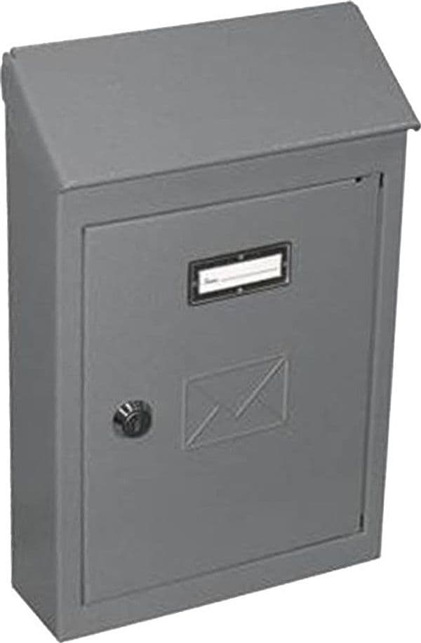 Cassetta Postale 2500 C con Tetto e Cil 17,5 x 5 x 26 Grig 6 Pezzi - 2