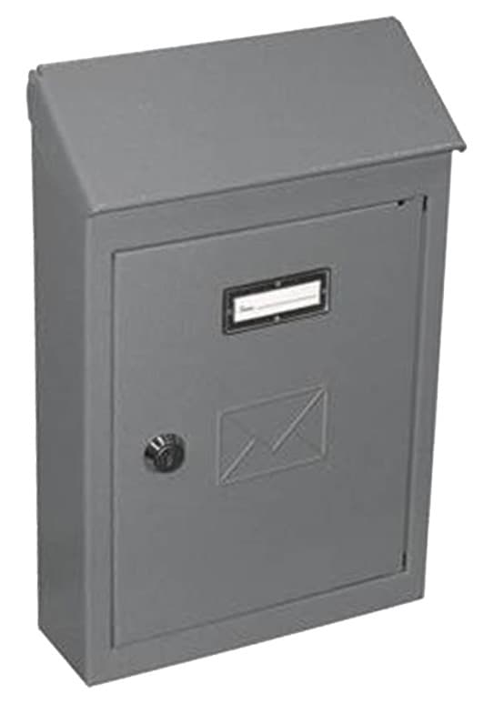 Cassetta Postale 2500 C con Tetto e Cil 17,5 x 5 x 26 Grig 6 Pezzi - 2