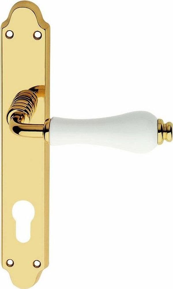 Maniglia Ottone Dalia Q 8 x 85 F.y. Caramica Luc Bia 1 Coppia - 2
