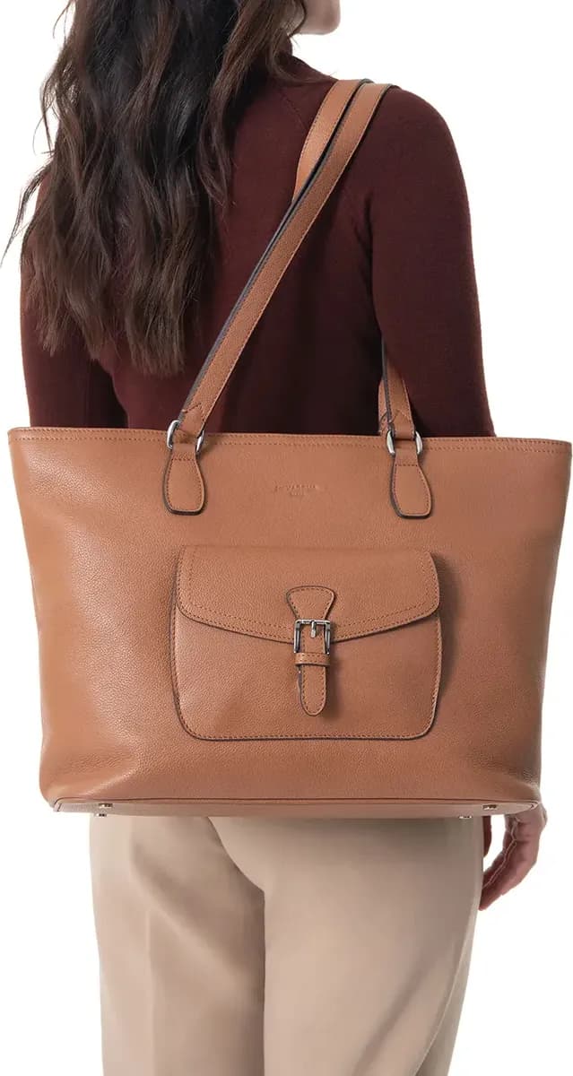 Hexagona - Borsa a spalla con tasca frontale - 7