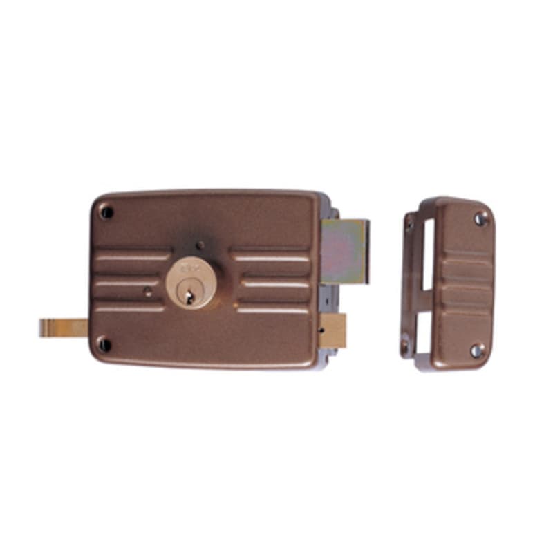 Serratura Porton Cil Int Est Fisso SX 70 mm Iseo 432E 2 Pezzi - 2