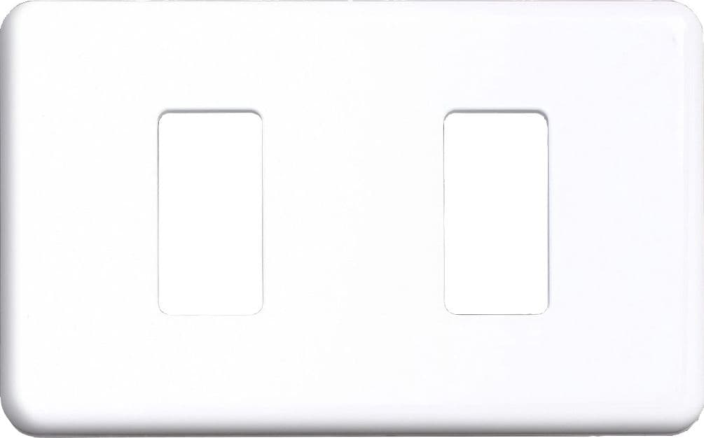Coprinterruttore Plastica 2P Bianco** Minumet 2 Pezzi