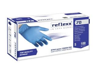 Guanto in Nitrile 4,9 g Senza Polvere Celeste Tg.m in Conf. da 100 2 Pezzi - 2