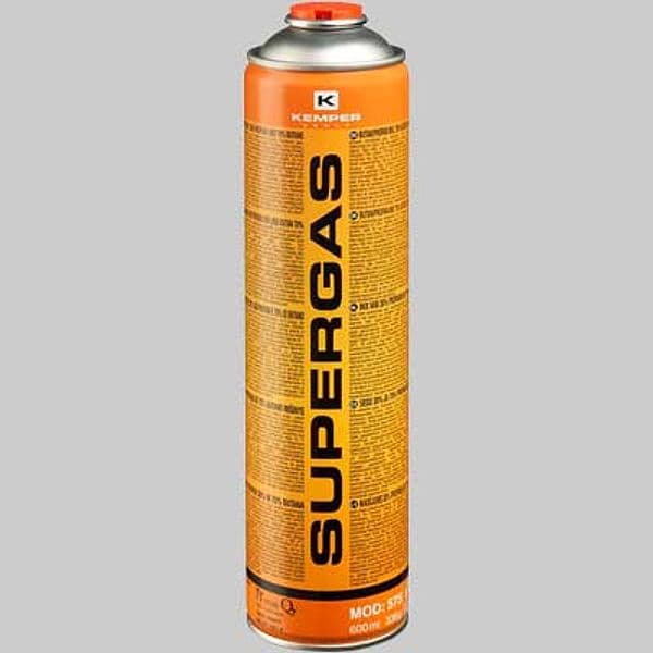 Cartuccia di Ricambio Supergas 600 ml 30% Propano 70% Butano Kemper - 2