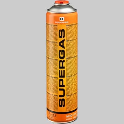 Cartuccia di Ricambio Supergas 600 ml 30% Propano 70% Butano Kemper - 2