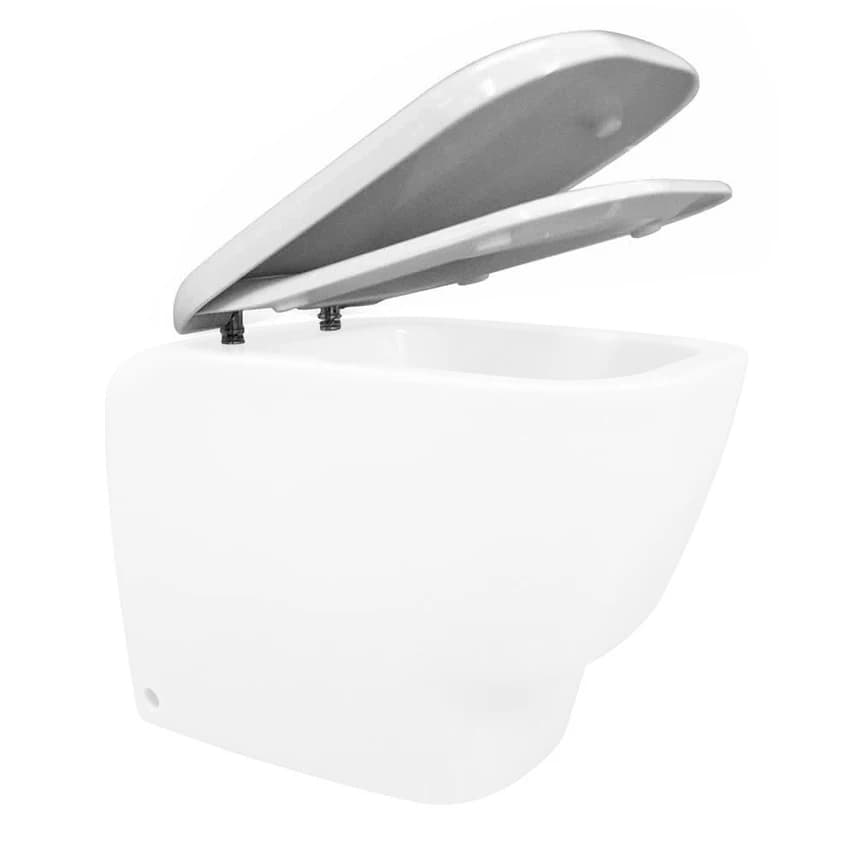 Copriwater Sedile WC di Ricambio Q3 Termoindurente Chiusura Ammortizzata - 2