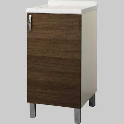 Mobile Lavatoio Koala 1 Anta Olmo Caffe P 50 x L 45 cm Savini - 2