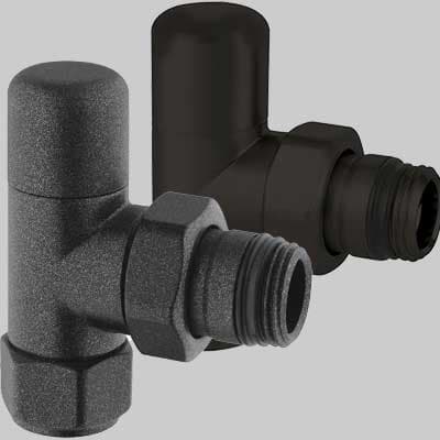 Detentore D Arredo a Squadra High Style B Nero Opaco ½ x 2419 Arteclima - 2
