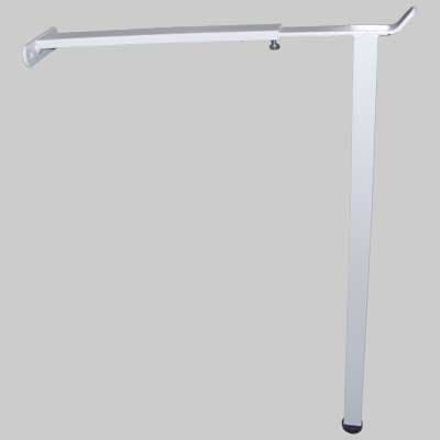 Reggi Pilozzo a Terra H 400 Bianco Made in Italy - 2