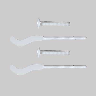 Mensola per Radiatori in Alluminio Sezione Piatta 3 mm TF10 x 70B Foro 10 - 2